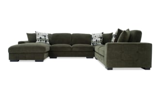 Playground Forest 145'' 4 Piece Left Arm Facing Chaise Sectional