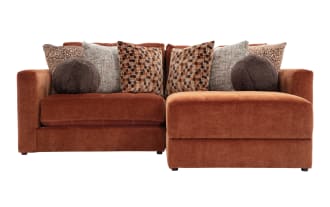 Jewels Spice 92'' 3 Piece Modular Sectional with 1 Left Arm Facing Chair, 1 Right Arm Facing Chair, 1 Storage Ottoman