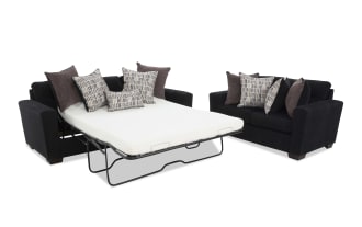 Dylan Sleeper Sofa with Queen Gel Mattress & Loveseat