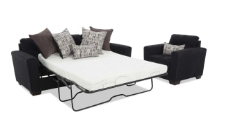 Dylan Sleeper Sofa with Queen Cooling Mattress & Chair