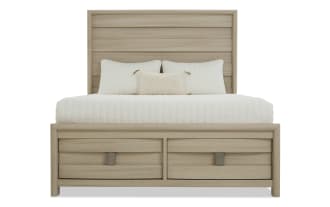 Echo King Natural Storage Platform Bed