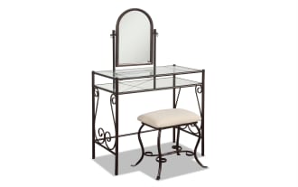 Levi Bronze Vanity Set