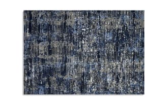 Bradley 8' x 10' Blue Abstract Rug