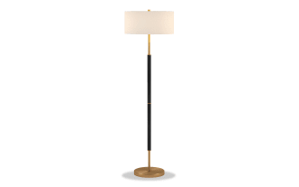 Harriet 61.5'' Brass Floor Lamp
