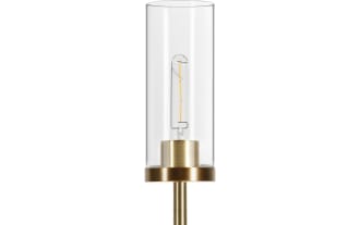 Kaiden 69.5'' Brass Floor Lamp