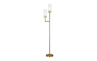 Kaiden 69.5'' Brass Floor Lamp