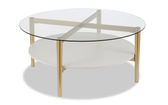 Connor White Round Coffee Table