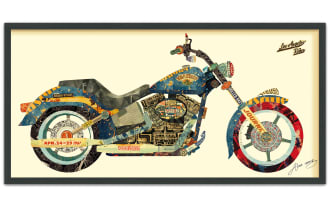 Bike Framed Wall Art