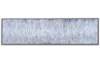 100% Handpainted Gray Day Framed Art