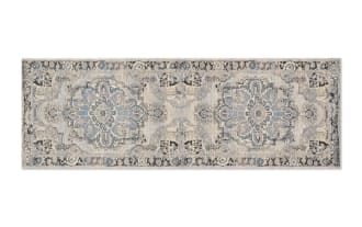 Roy 2' x 7' Gray Oriental Indoor/Outdoor Runner