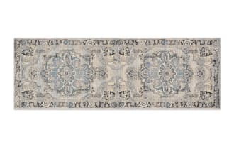 Roy 2' x 7' Gray Oriental Indoor/Outdoor Runner