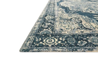 Roy 2' x 7' Navy Oriental Indoor/Outdoor Runner