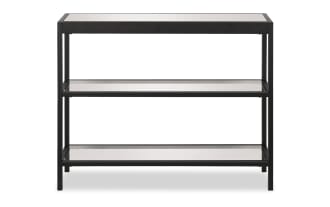 Alexa 36" Blackened Bronze Console Table