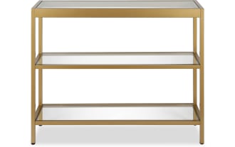 Alexa 36" Brass Console Table