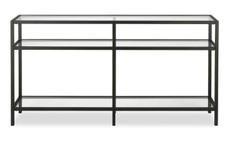Linda 55'' Blackened Bronze Console Table