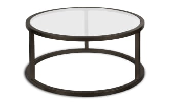 Park Blackened Bronze Round Coffee Table