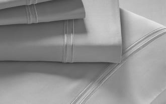 MyBob's Split Head King Gray Premium Modal 4 Piece Sheet Set