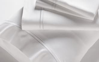 MyBob's Twin White Solid Premium Rayon made from Bamboo 3 Piece Sheet Set