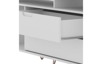 Elyce 63'' White Storage TV Stand