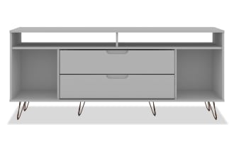 Elyce 63'' White Storage TV Stand