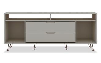 Melton 63'' Ivory Storage TV Stand