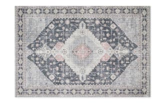 Lyudmila 5' x 8' Charcoal Oriental Rug