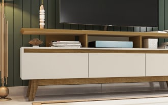 Nick 70.9'' Ivory Storage TV Stand