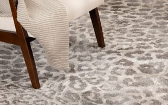 Sharma 8' x 10' Gray Animal Print Rug