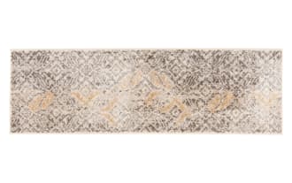 Morall 2' x 8' Gray Ikat Runner