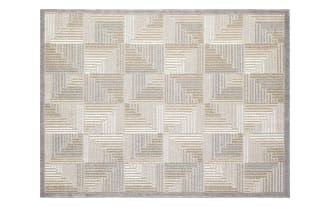 Tae 6' x 9' Beige Geometric Indoor/Outdoor Rug