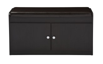 Jonah Dark Brown Shoe Bench