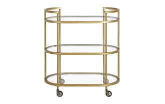 Alice Brass Bar Cart