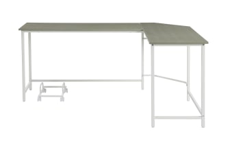 Cora Gray Corner Desk