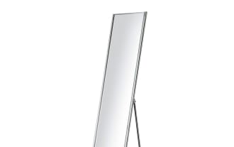 Bethany Brushed Steel Floor Mirror