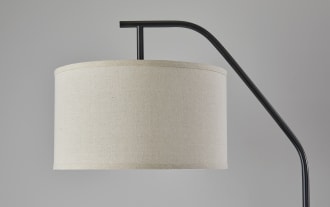 Regina 66'' Black Floor Lamp