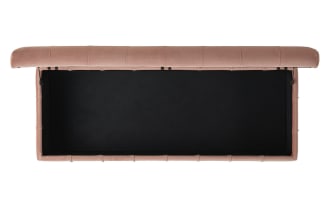 Rutherford Pink 52'' Storage Bench