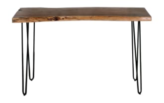 Ajax 48'' Natural Live Edge Sofa Table