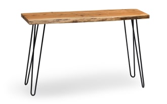 Ajax 48'' Natural Live Edge Sofa Table