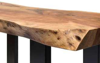 Bowman Natural Live Edge End Table