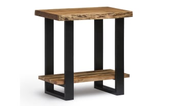 Bowman Natural Live Edge End Table