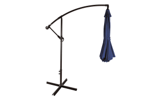 Astin 10' Navy Outdoor Cantilever Umbrella