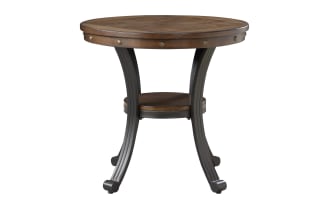 Judy Brown Round End Table