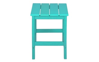 Paloma Turquoise Outdoor Adirondack Side Table