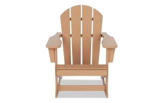 Outdoor Brown Rocking Adirondack Chair