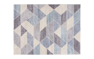 Kwesi 8' x 10' Purple Oriental Washable Rug