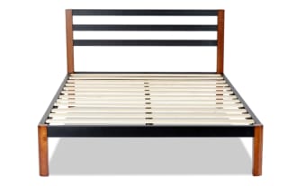 Groton Queen Black Platform Bed