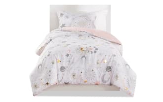 Despia Starry Sky Full/Queen Multi Novelty Reversible 4 Piece Comforter Set