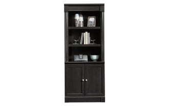 Detlof 71.9'' Black 2 Shelf Bookcase