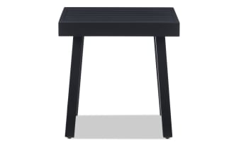 Suvi Black Aluminum Outdoor Side Table