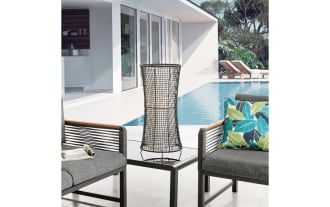 Adipa Black LED Indoor/Outdoor Table Lamp